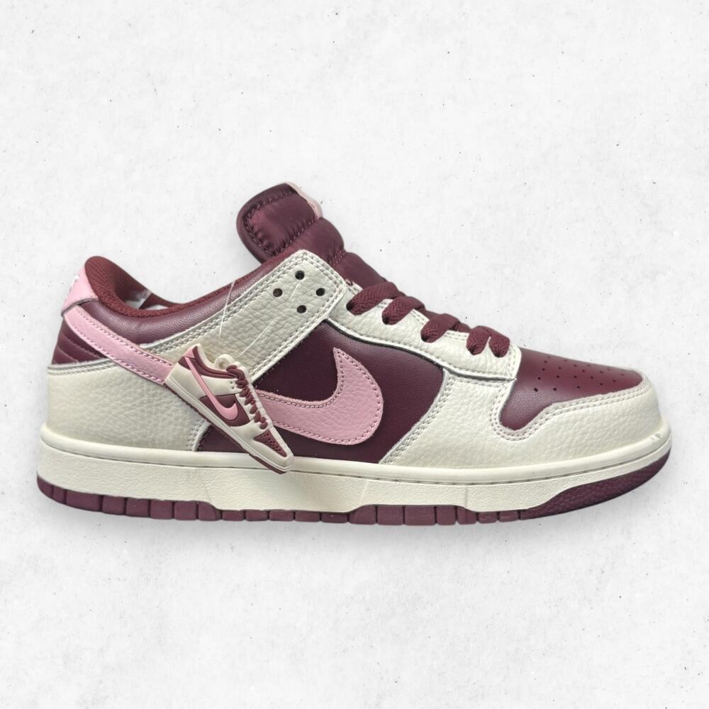 Nike Dunk Low Retro PRM Valentine's Day Men's 8 DR9705-100 Bordeaux Pink NEW